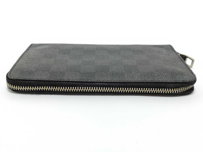 LOUIS VUITTON Damier Graphite Long Wallet N63077 Damier Graphite CA2121 Zippy Organizer Wallet