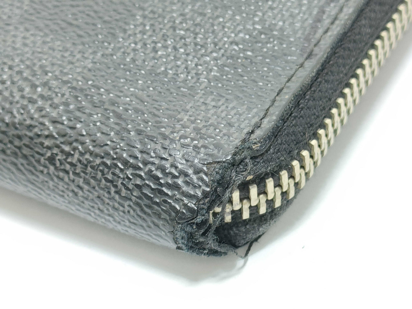 LOUIS VUITTON Damier Graphite Long Wallet N63077 Damier Graphite CA2121 Zippy Organizer Wallet