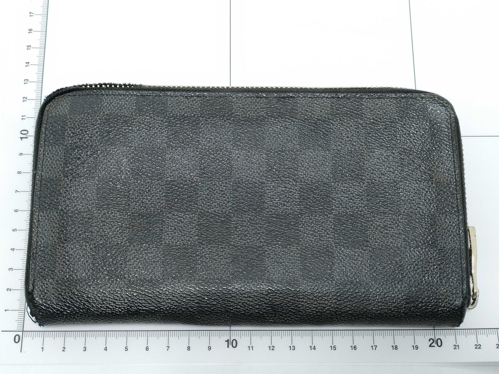 LOUIS VUITTON Damier Graphite Long Wallet N63077 Damier Graphite CA2121 Zippy Organizer Wallet