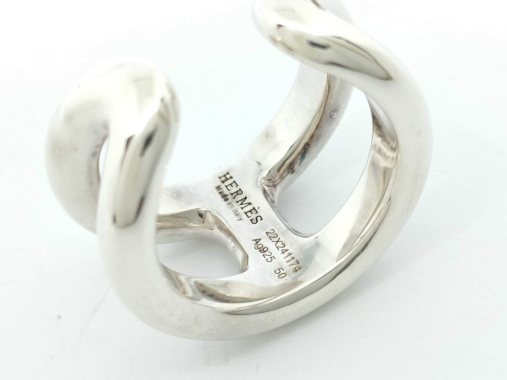 HERMES Osmos PM Ring in SV925 #50
