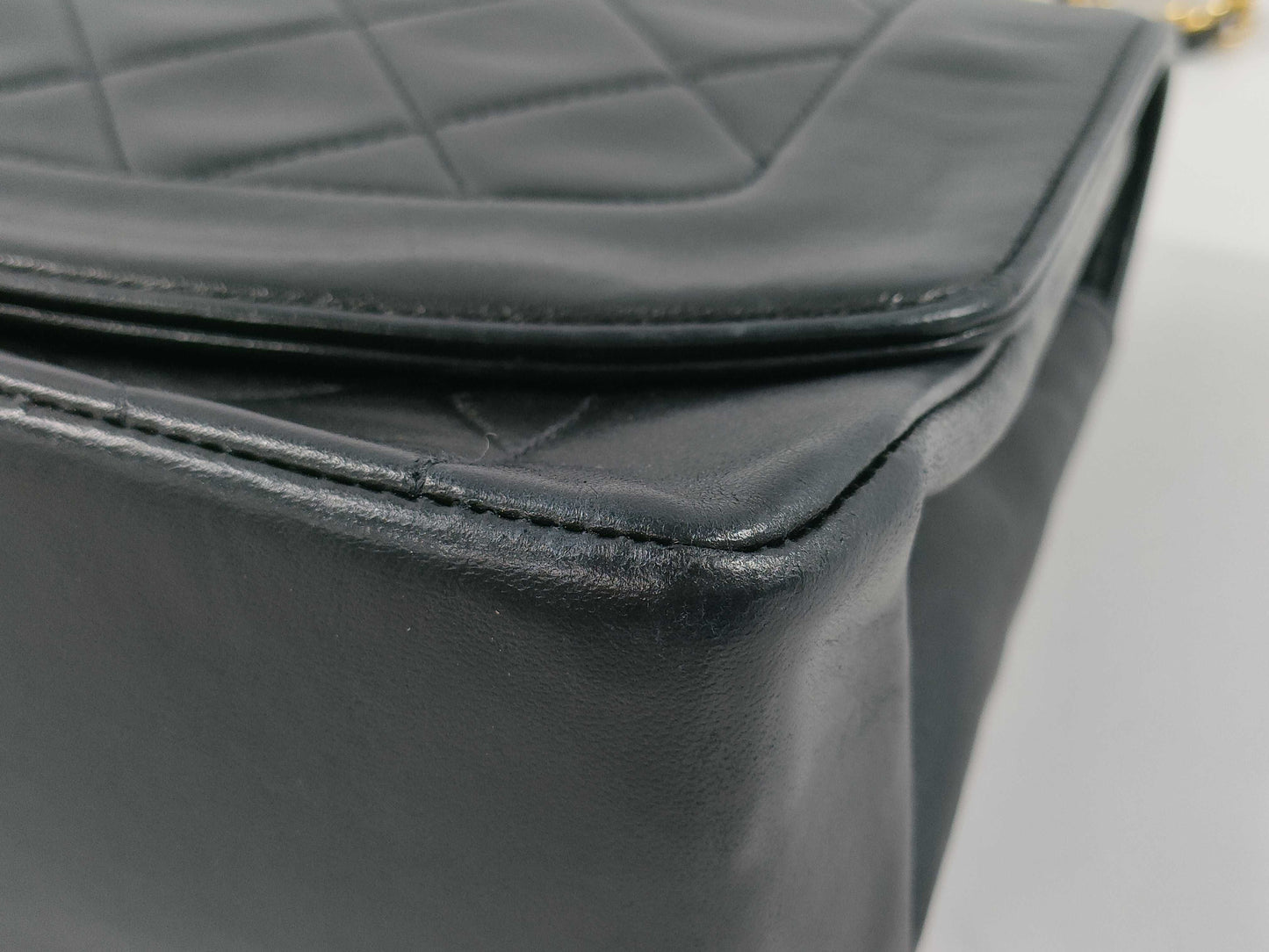 CHANEL CHANEL Matelasse Shoulder Bag Diana Black Shoulder Bag