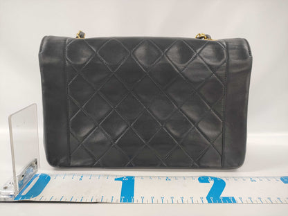 CHANEL CHANEL Matelasse Shoulder Bag Diana Black Shoulder Bag