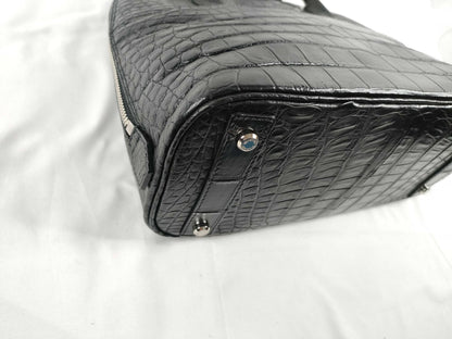 Leather Jewels JRA Tag Crocodile Bolide Style Unused Handbag