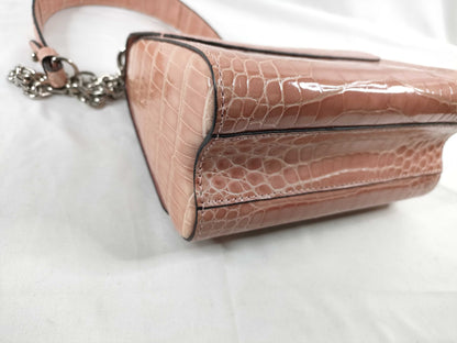 LOUIS VUITTON Crocodile Twist PM Turnlock Shoulder Bag