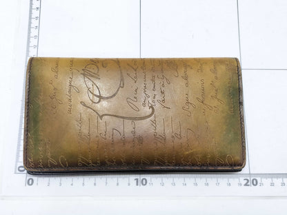 Berluti Berluti Calligraphy Long Wallet Brown