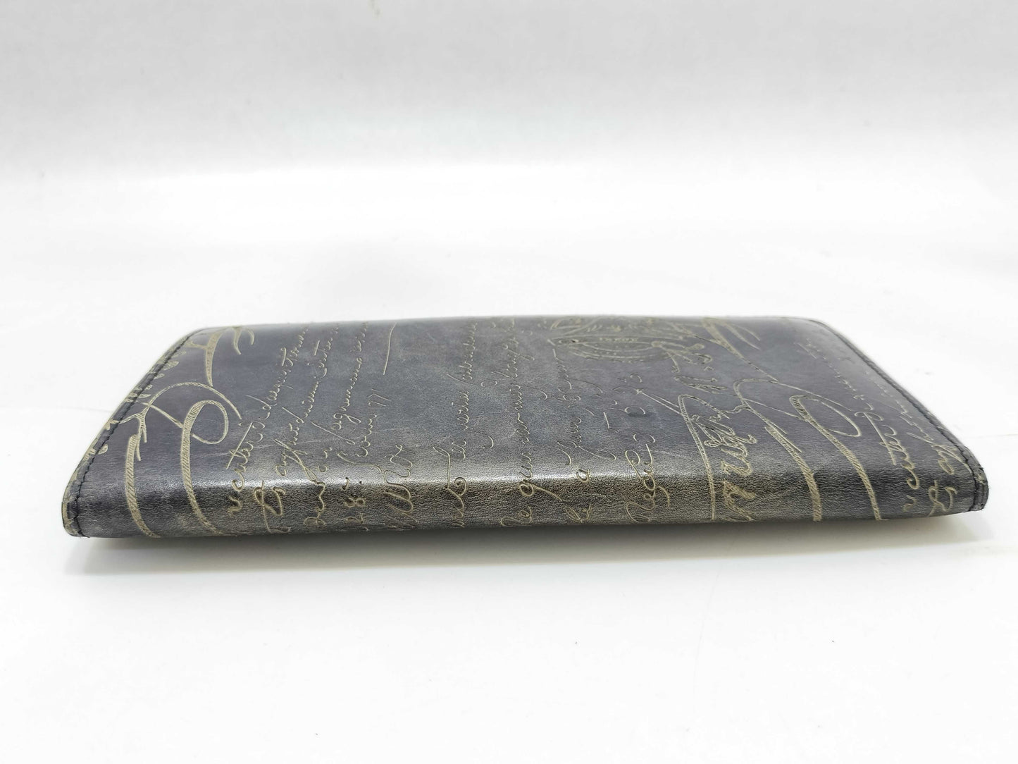 Berluti Berluti Calligraphy Long Wallet Black Wallet