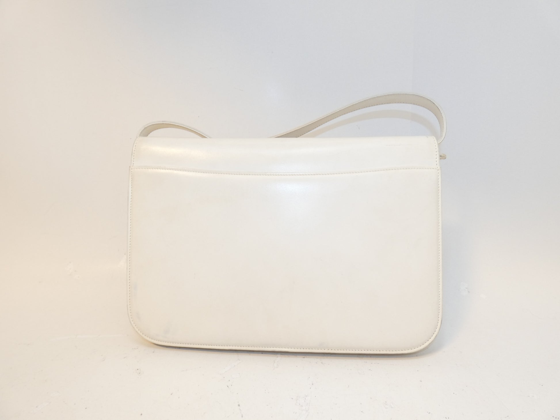 GUCCI Bamboo Turnlock Leather Shoulder Bag