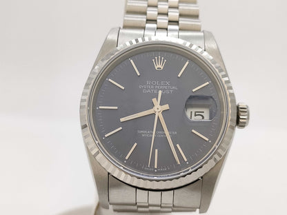 ROLEX Datejust 16234 E122425 Blue Dial Boys' Watch