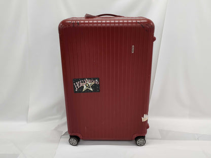 RIMOWA RIMOWA Polycarbonate Suitcase Red Carry-on Bag
