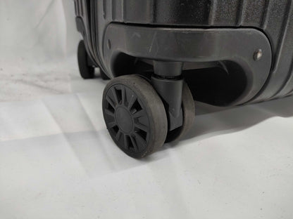 RIMOWA RIMOWA Polycarbonate Suitcase Black Carry-on Bag