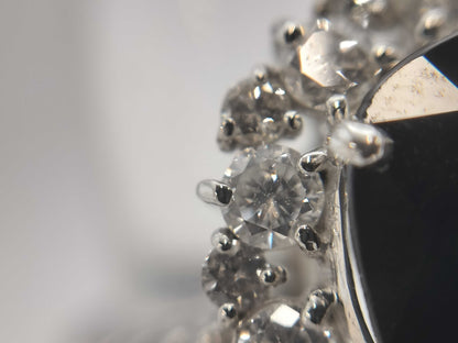 S3.277ct D0.77ct Pt950 5.7g Ring 