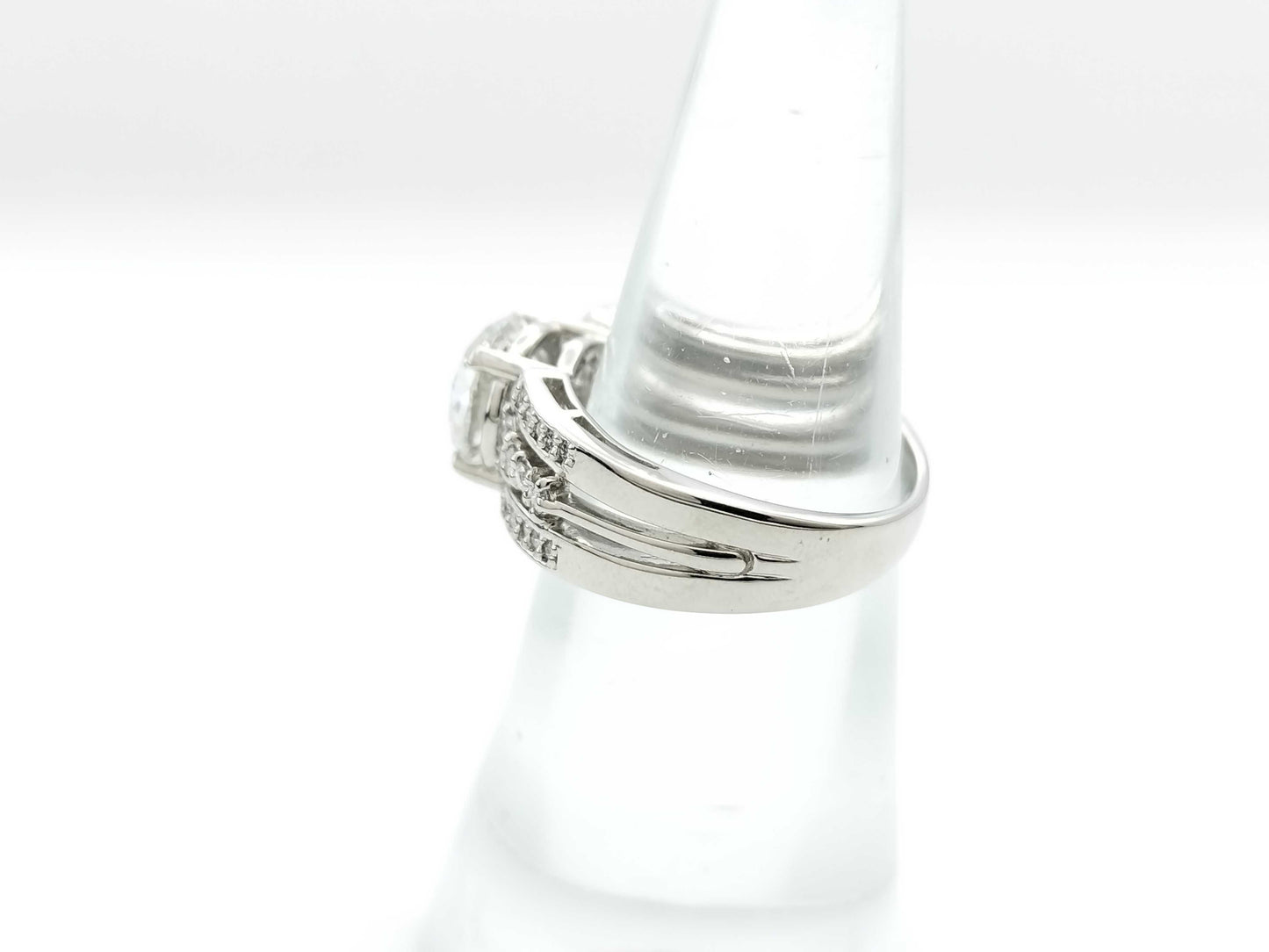 D2.114ctFD0.22ct Pt900 8.6g Ring 