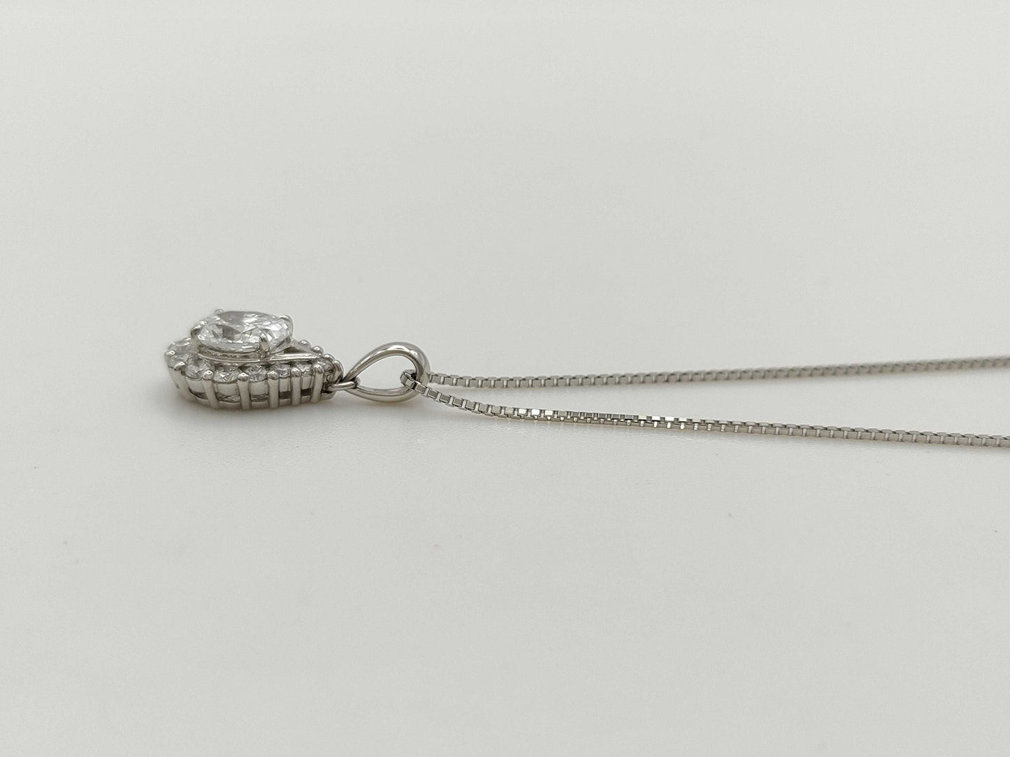 D1.015ct FD0.39ct Pt900/850 5.4g Necklace 