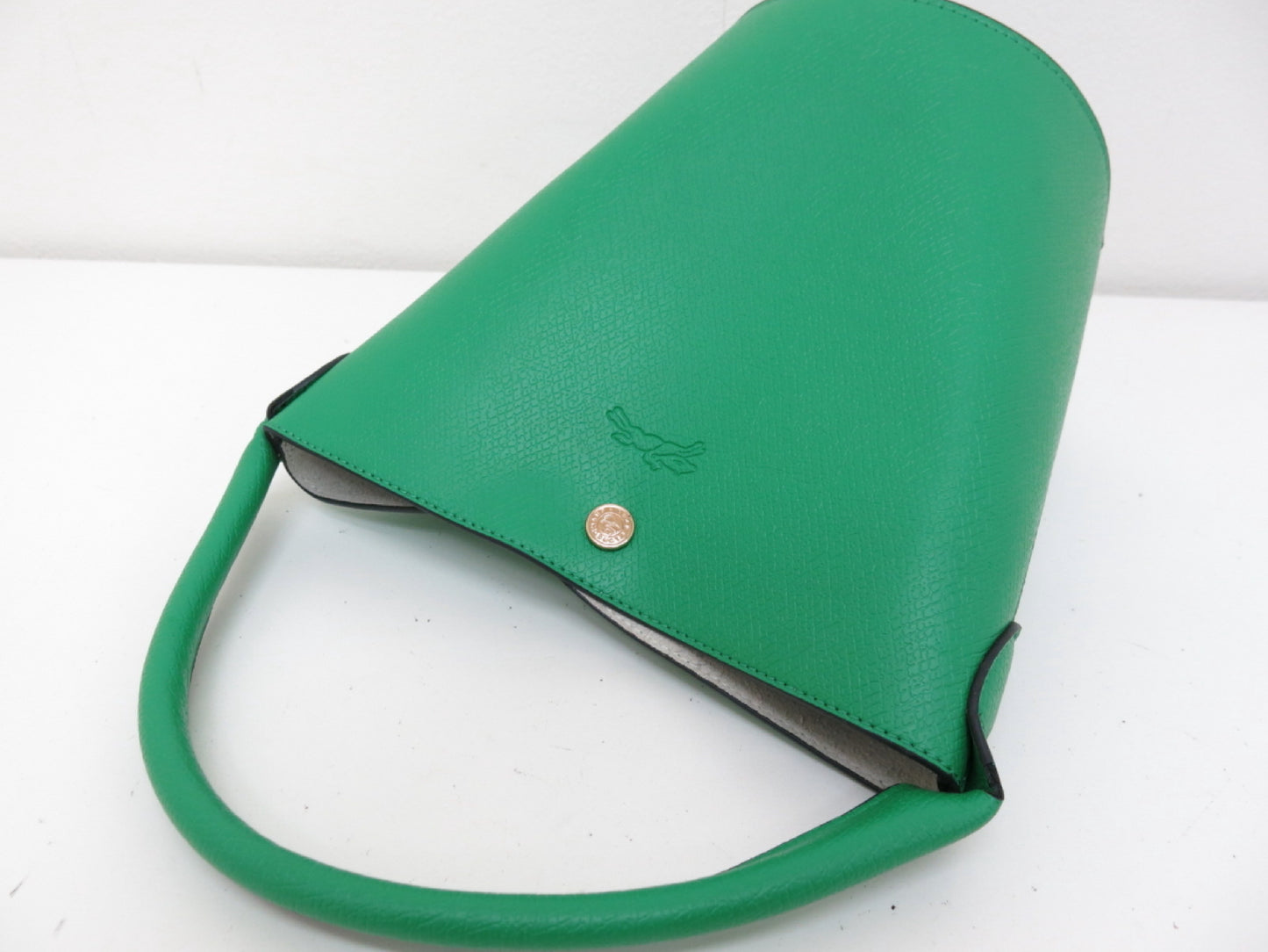 LONG CHAMP Longchamp Leather Handbag Green Handbag