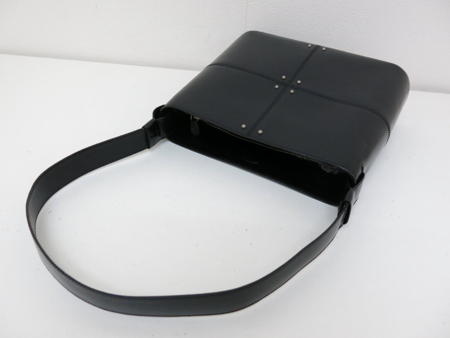 TODS TODS Leather One-Shoulder Black Shoulder Bag