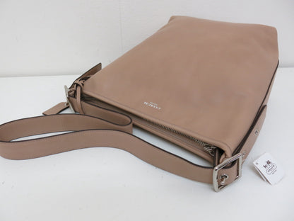 COACH Coach Leather One-Shoulder Bag Beige Shoulder Bag