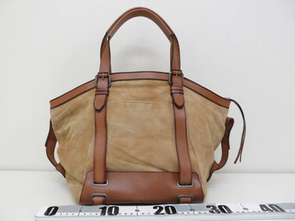 DIESEL DIESEL Suede Leather Tote Bag Handbag