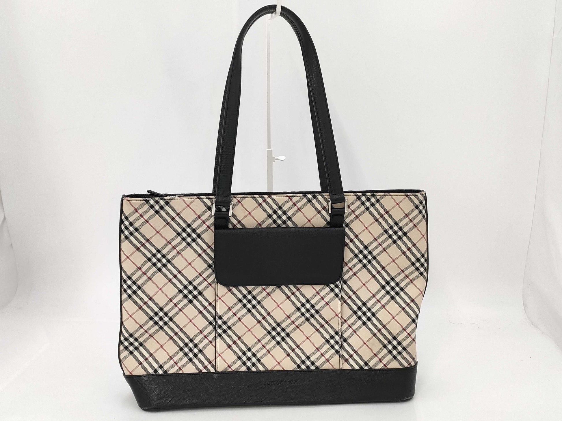 BURBERRY Nova Check Tote Bag, A4 Size Storage Tote Bag