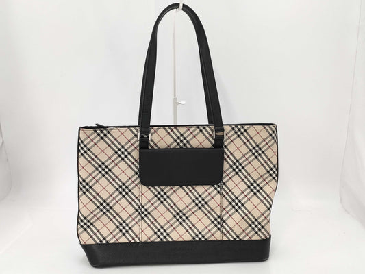 BURBERRY Nova Check Tote Bag, A4 Size Storage Tote Bag