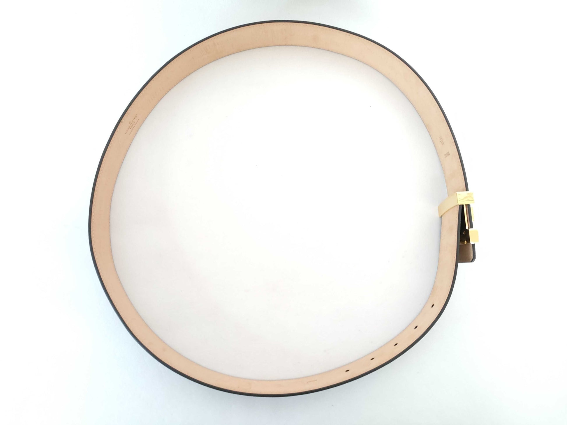 LOUIS VUITTON Monogram Louis Vuitton Belt Size 95