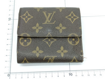 LOUIS VUITTON Monogram Louis Vuitton Monogram Double-Hook Porte Monnaie Carte Credit Tri-Fold Wallet