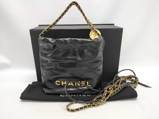 CHANEL Chanel 22 Mini Leather Handbag