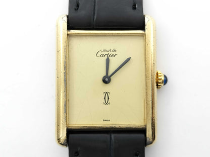 Cartier Must Tank 6076325 Manual Winding Women's Watch