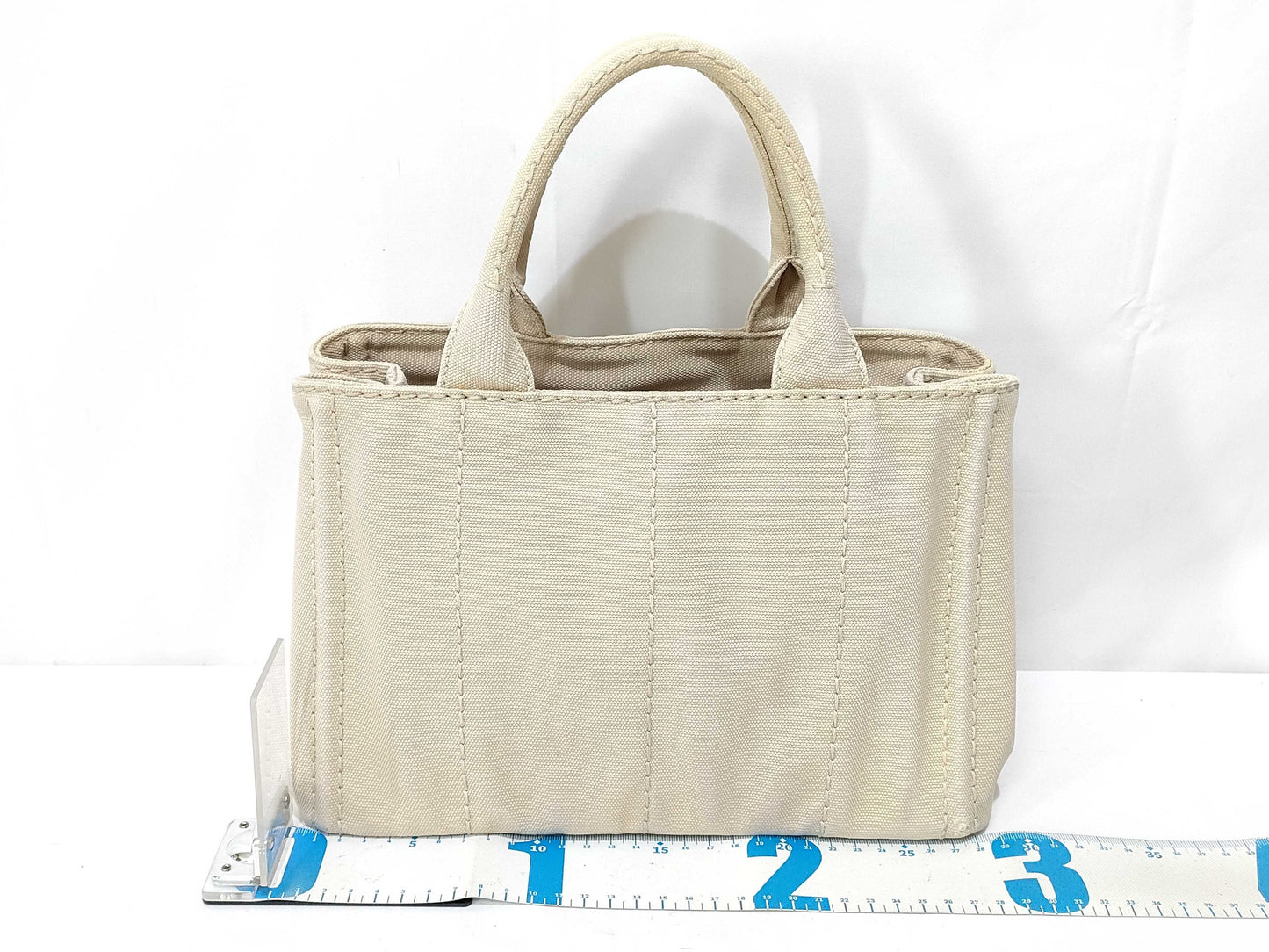 PRADA Canapa Mini Handbag, 2-way, with ST