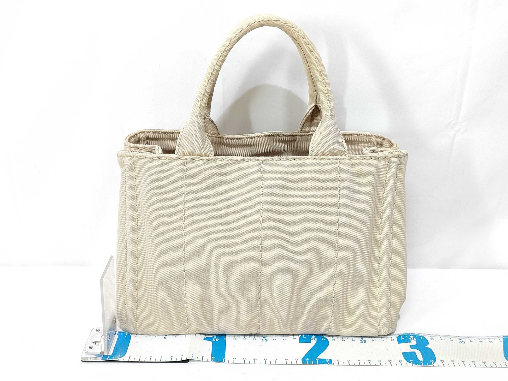 PRADA Canapa Mini Handbag, 2-way, with ST