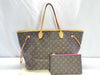 LOUIS VUITTON Monogram Neverfull GM Tote Bag with Pouch M40157