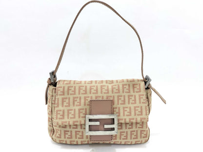 FENDI Mamma Zucchino Handbag Pink Mamma Bucket Handbag