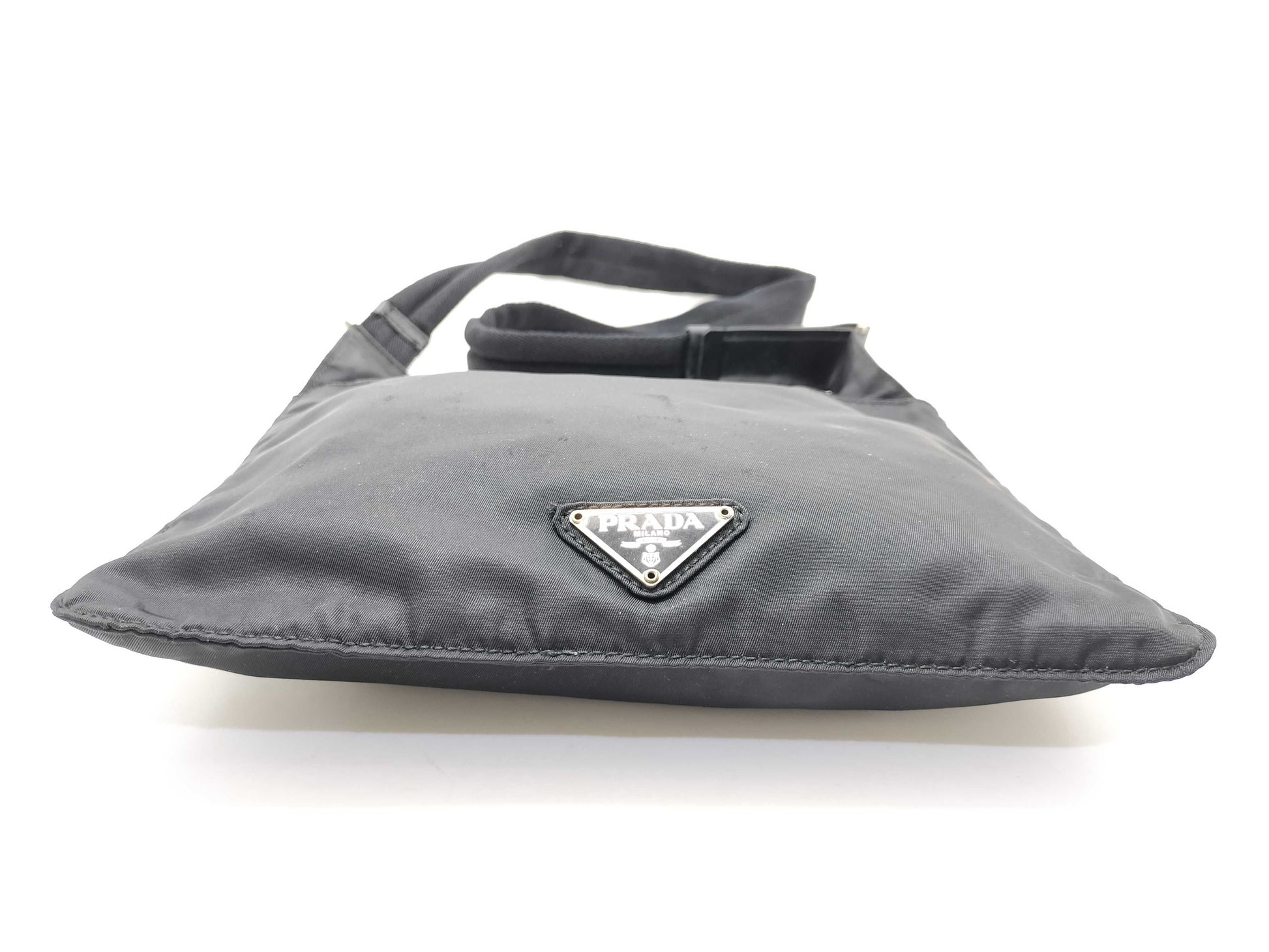 PRADA Nylon Prada Shoulder Bag Nylon Black Shoulder Bag