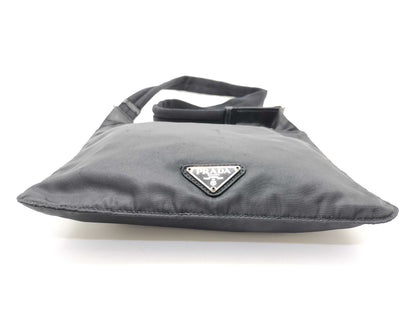 PRADA Nylon Prada Shoulder Bag Nylon Black Shoulder Bag