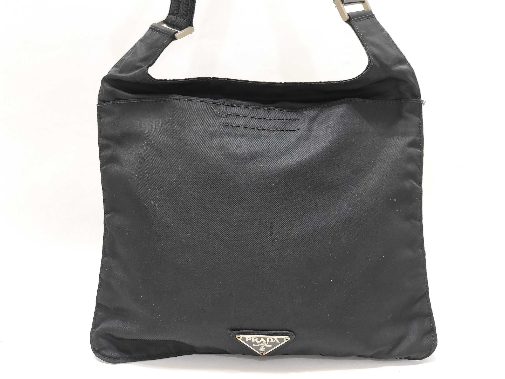 PRADA Nylon Prada Shoulder Bag Nylon Black Shoulder Bag