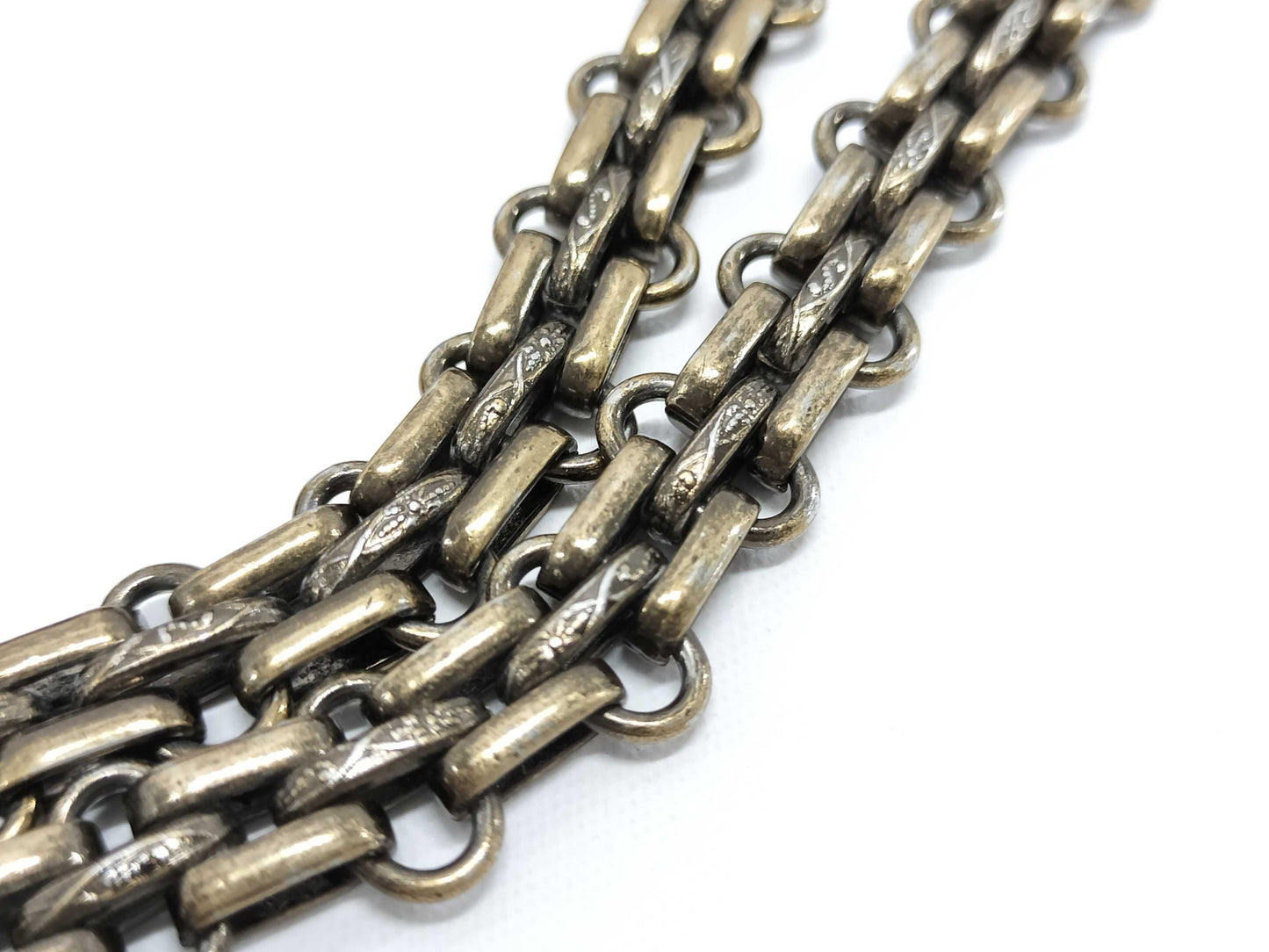 CHANEL Enamel Chain Shoulder Bag with Turn Lock, Red