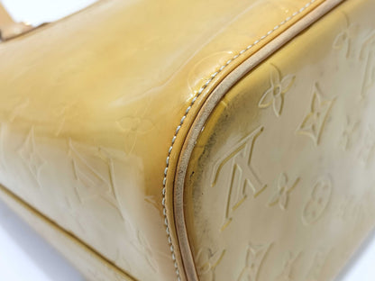 LOUIS VUITTON Vernis Houston Tassili Yellow M91004 Tote Bag