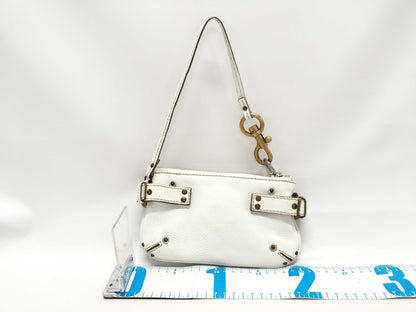 Chloe Paddington Pouch Handbag White