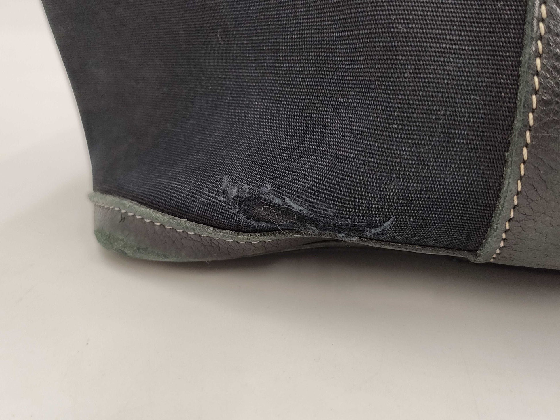 HERMES Garden Party Tote Bag Black Tote Bag