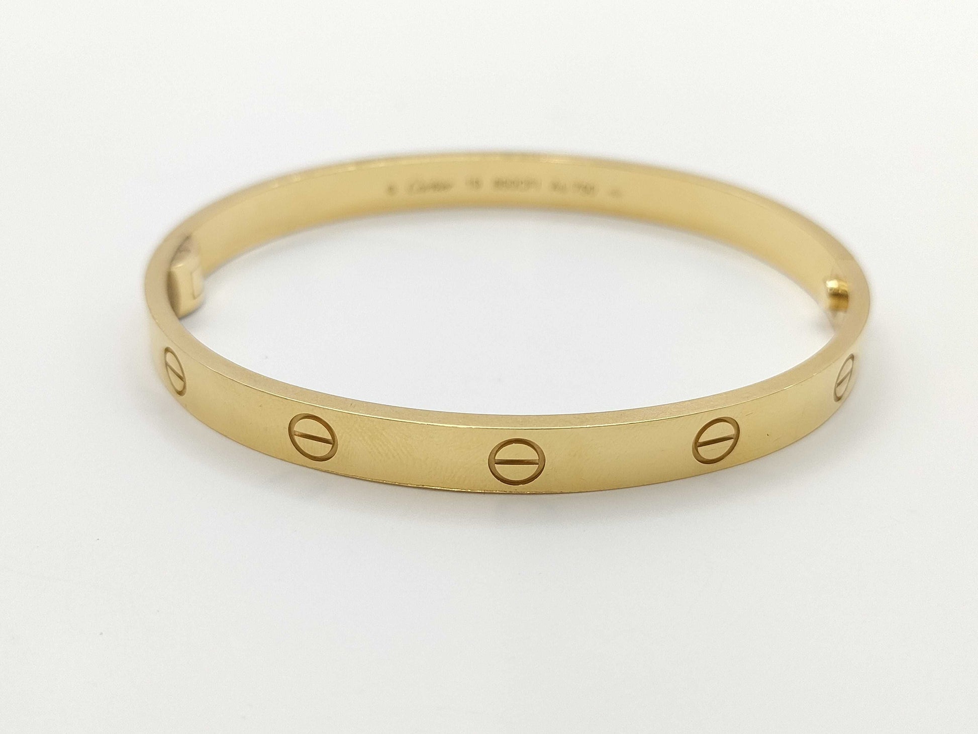 Cartier New Love Bracelet Medium Model #19 YG Au750 36.3g Bracelet/Bangle 
