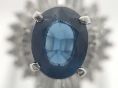 S2.555ct D0.82ct PT900 12.3g Ring 