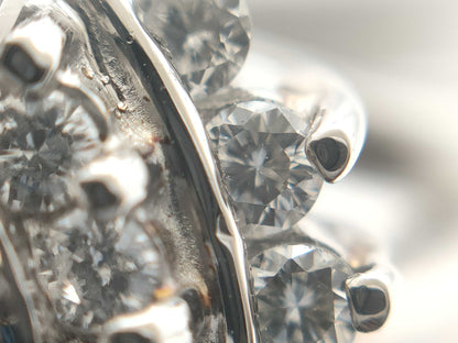 S2.555ct D0.82ct PT900 12.3g Ring 