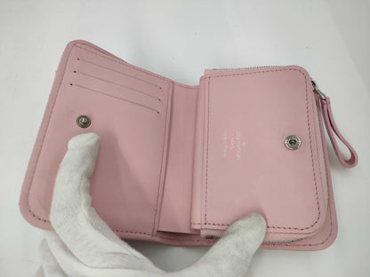 LOUIS VUITTON New Wave Compact M63791 Pink Bi-fold Wallet