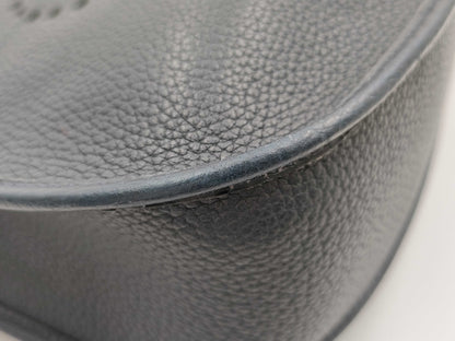 HERMES HERMES Evelyn GM Navy Shoulder Bag