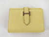 HERMES Bearn HERMES Bearn combination yellow wallet