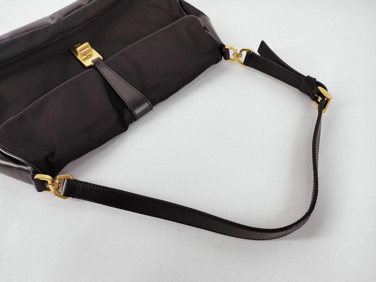 PRADA PRADA Nylon One-Shoulder Black Shoulder Bag
