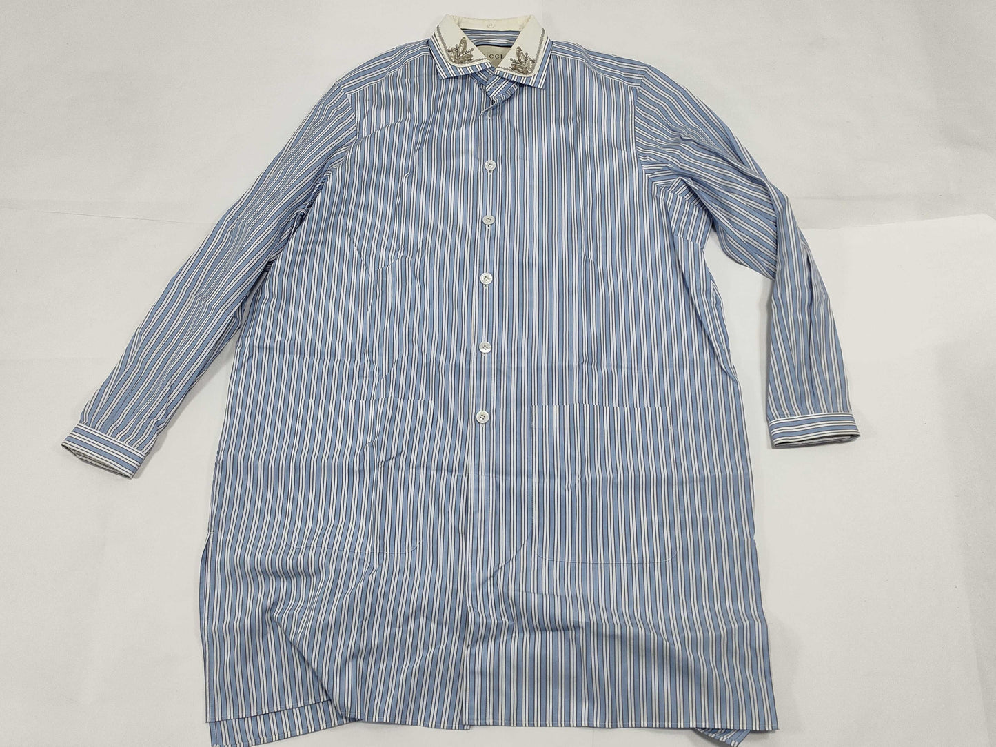 GUCCI GUCCI Gucci Long Shirt Size 40 Detachable Collar Shirt