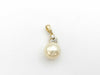 Pearl diameter: approx. 11.0mm, D0.18ct, 18K gold, 3.1g, pendant top 