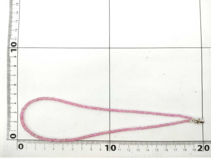 Pink Spinel Metal 6.8g Necklace 