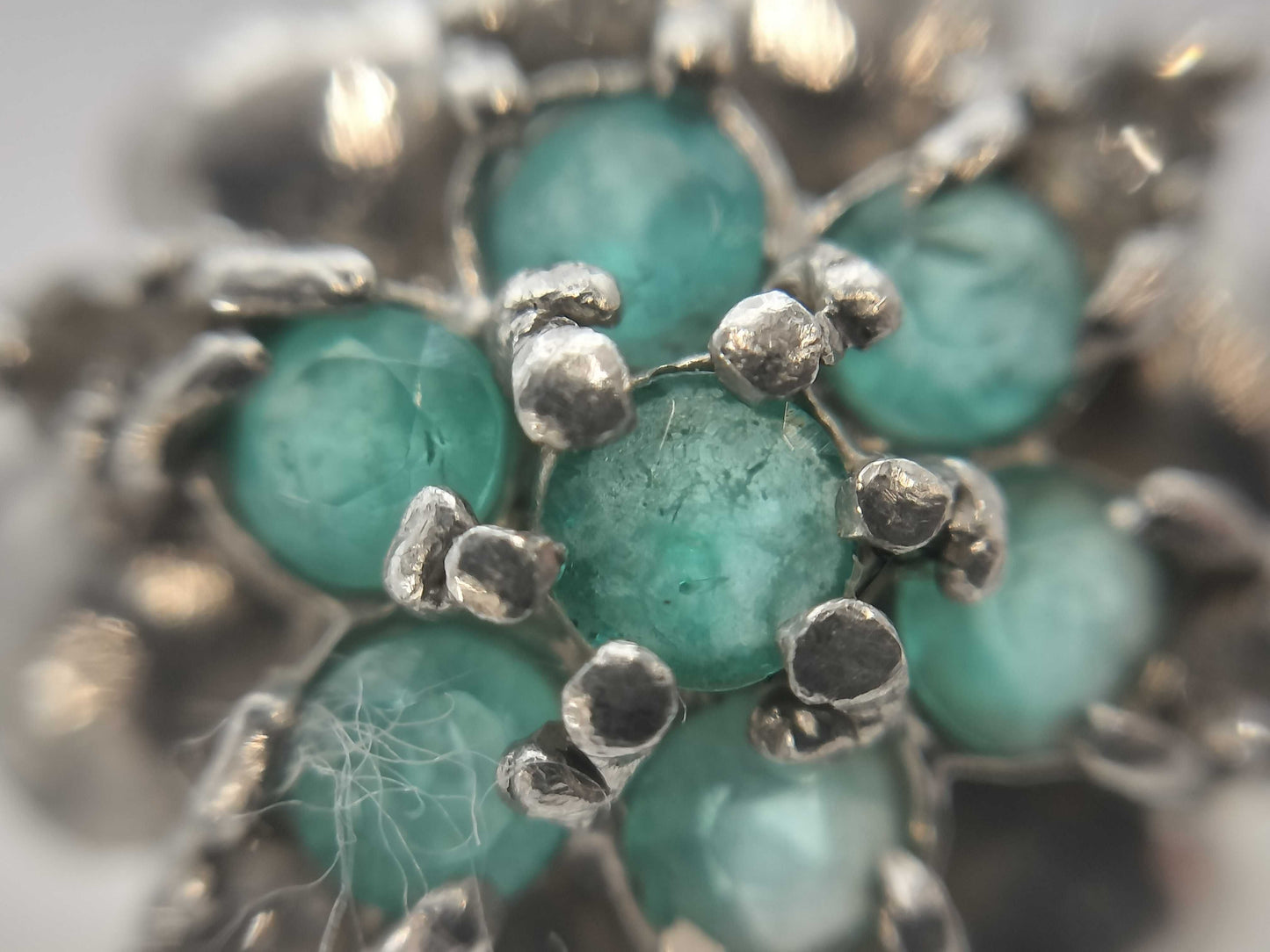 Paraiba tourmaline 0.35ct D0.12ct PT900 5.5g ring 