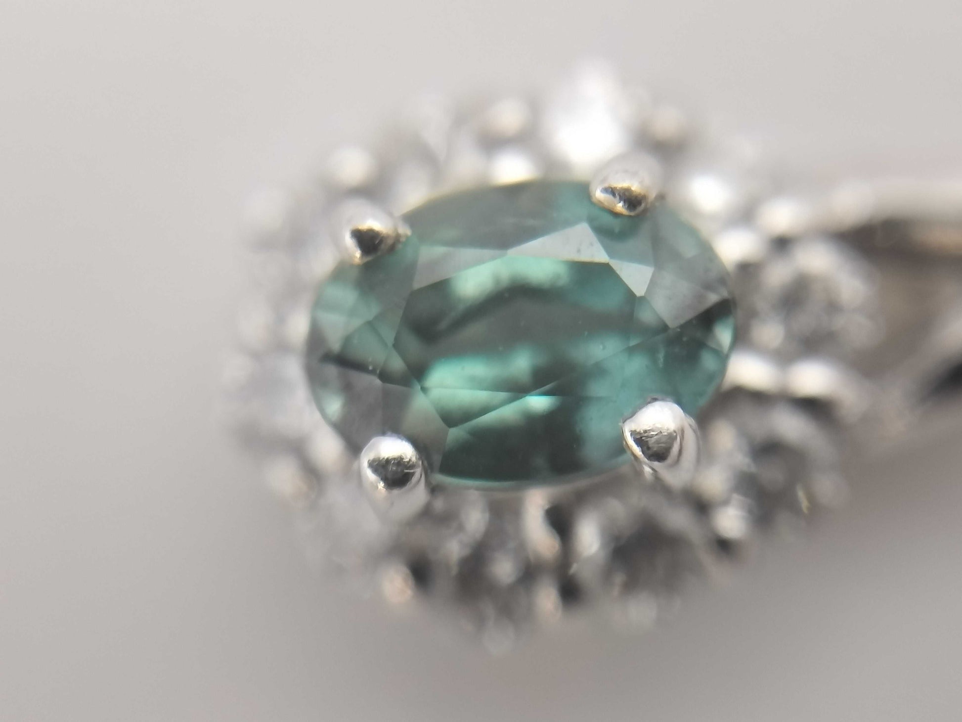 AX 0.23ct D 0.12ct K18WG 0.6g Pendant Top 